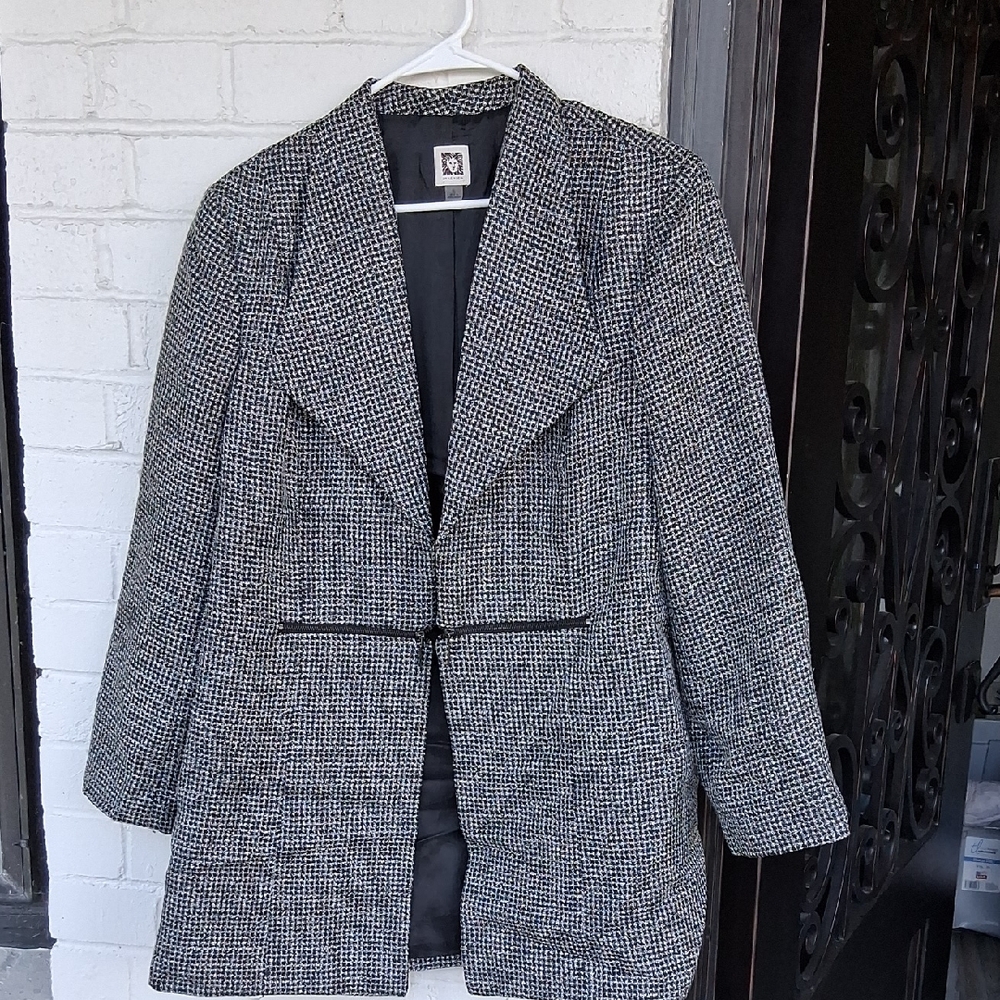 Anne Klein Black and White Blazer